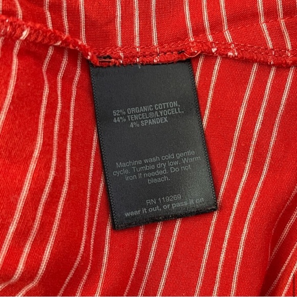 Nau Organic Cotton Striped Sleeveless Shirt  Dress Women’s Size Small - Picture 3 of 14